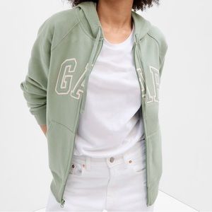 Gap Logo Zip Up Hoodie